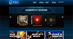 Desktop Screenshot of igedrecords.com